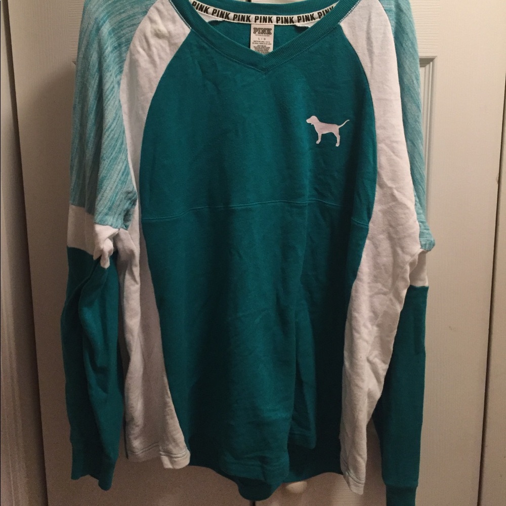 Pink long sleeve sweatshirt